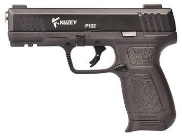 Стартовий пістолет KUZEY P122 Black/Black Grips 3067 фото