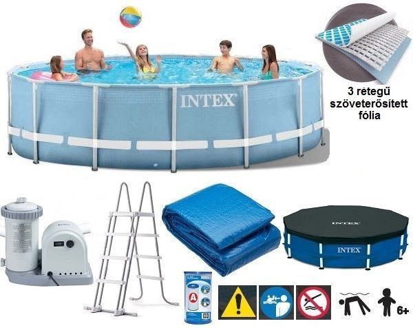 Басейн каркасний Intex (28752) з фільтром насосом 549х122 см 28752 фото