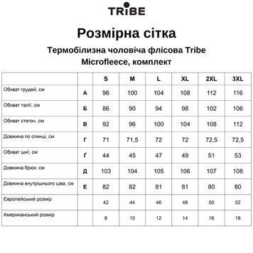 Термобелье мужское Tribe Microfleece (футболка+штаны) T-KA-0015-grey, T-KA-0015-grey-2XL T-KA-0015-grey-2XL фото