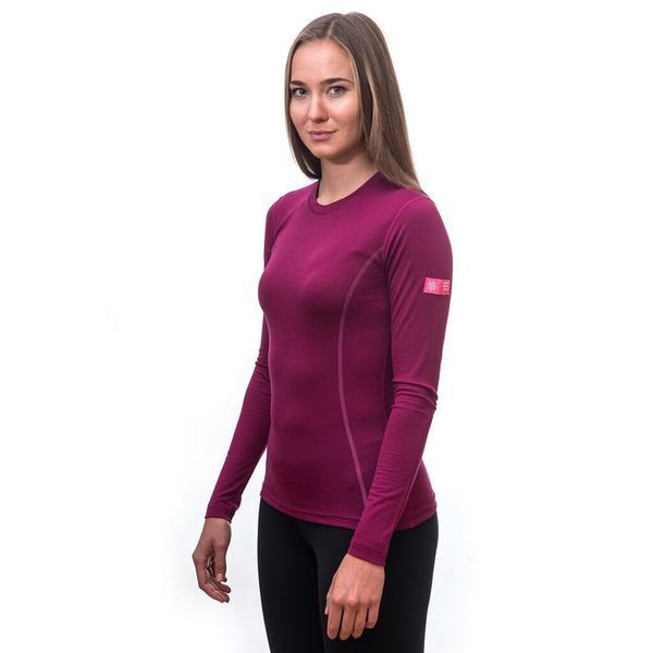 Термофутболка женская Sensor Merino Active LS lilla 12110027, SW11MA-lilla-L SW11MA-lilla-L фото