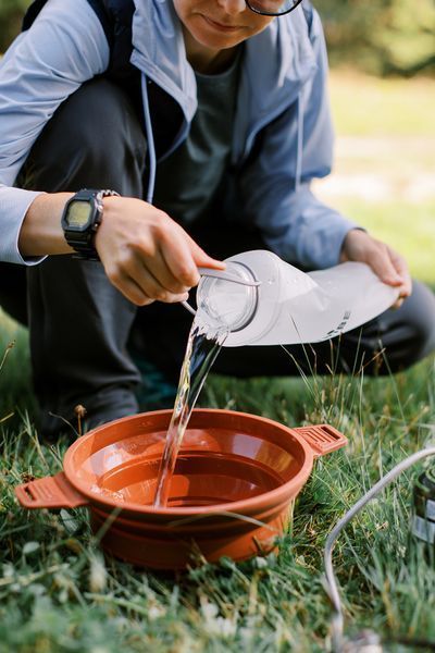 Каструля Tribe Collapsible Pot 2,5 л силіконова T-FF-0025, brown T-FF-0025-brown фото