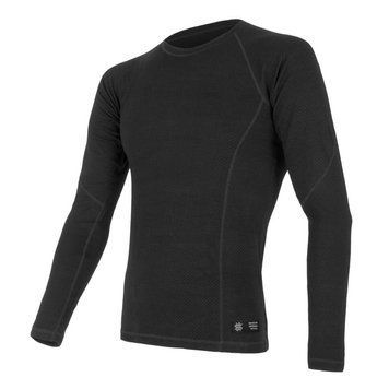 Термофутболка чоловіча Sensor Merino DF LS black 15100021, SM11M-black-XL SM11M-black-XL фото