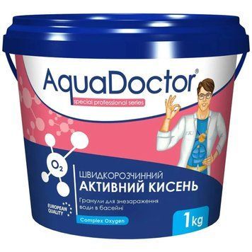 Aquadoctor О2 Water Shock на основі активного кисню, 1 кг O2 фото
