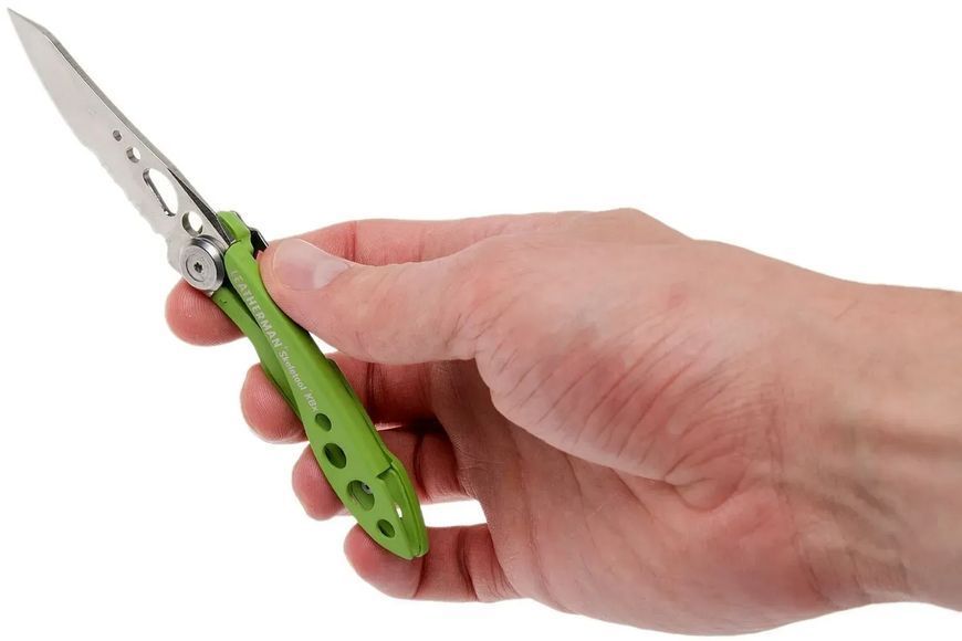 Ніж LEATHERMAN Skeletool KBX Sublime (зелений) 4006984 фото