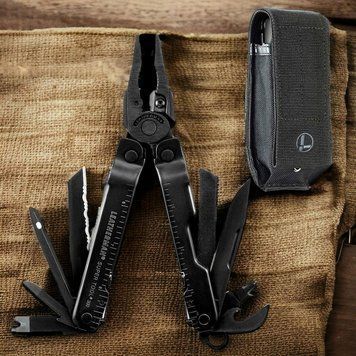 Мультитул Leatherman Super Tool 300M Black (18 інструментів) + чохол MOLLE S-4008197 фото