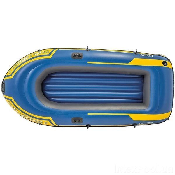 Двомісний надувний човен Intex 68367 Challenger 2 Set, 236 х 114 см (весла, ручний насос) УЦІНКА!!! 68367У фото
