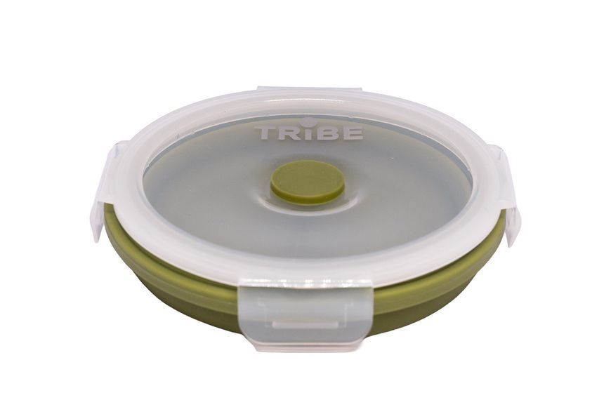 Контейнер Tribe Bowl Container 800 мл силиконовый T-FF-0046, olive T-FF-0046-olive фото