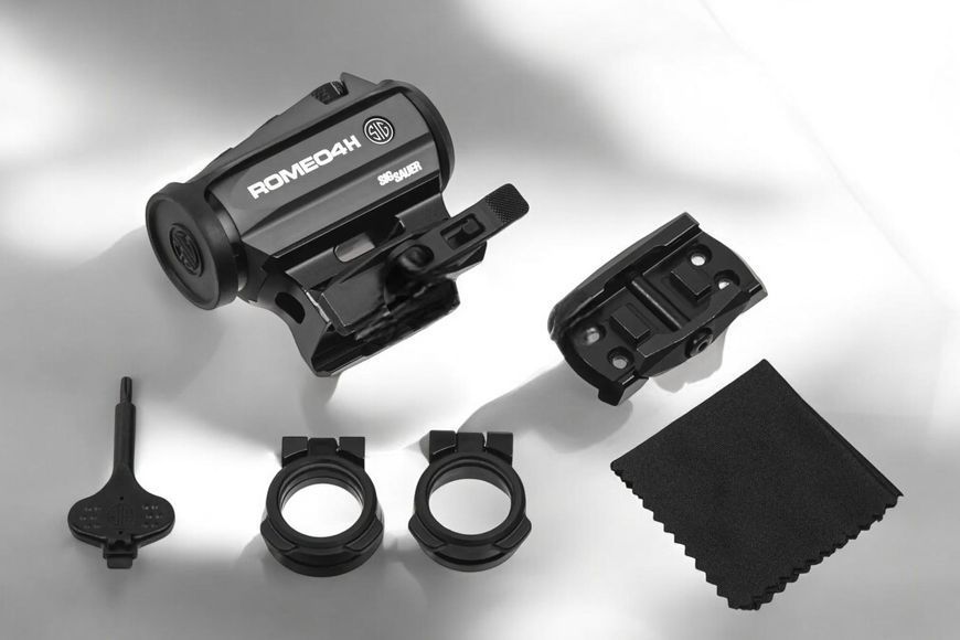 Приціл коліматорний SIG Optics ROMEO4H RD, BALLISTIC CIRCLE QUADPLE, 0.5 MOA ADJ, GRAPHITE 5003285 фото