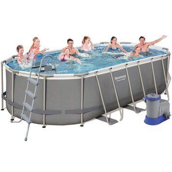 Каркасний басейн Bestway 56710 овальний 549х274х122 см 56710 фото