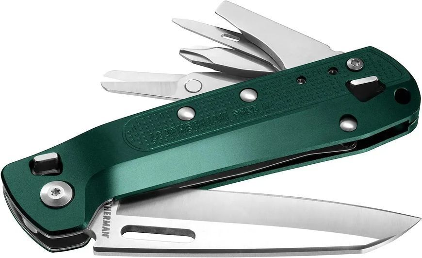 Мультитул Leatherman Free T4 Evergreen (зелений), (12 інструментів) 4008290 фото