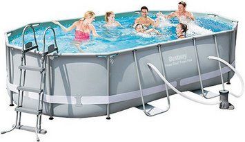 Басейн каркасний BestWay (56448) з фільтр-насосом 488x305x107 см 56448 фото