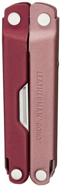 Мультитул Leatherman Bond Heathered Cranberry (14 інструментів) + нейлоновий чохол S-833311 фото