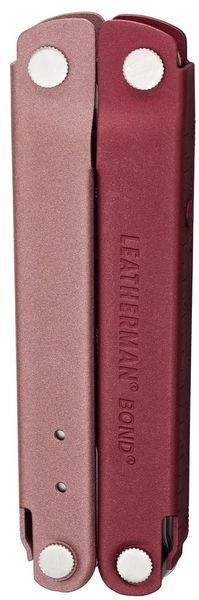 Мультитул Leatherman Bond Heathered Cranberry (14 інструментів) + нейлоновий чохол S-833311 фото