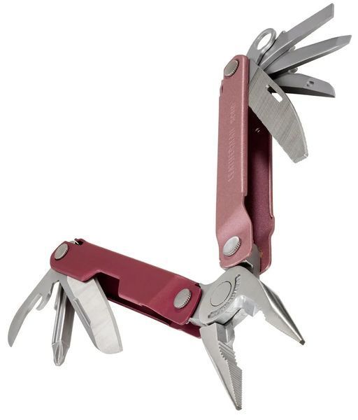 Мультитул Leatherman Bond Heathered Cranberry (14 інструментів) + нейлоновий чохол S-833311 фото