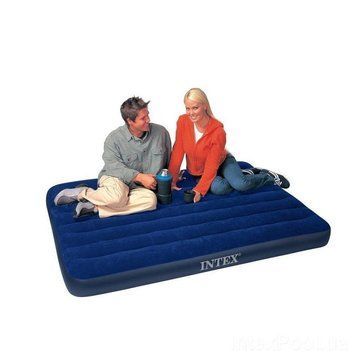Надувной матрас Intex 64758 Classic Downy Airbed 191х137х25 см 64758 фото