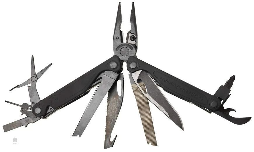 Мультитул Leatherman Charge Plus Черный (19 инструментов) + синтетический чехол + метрические биты S-4007801 фото