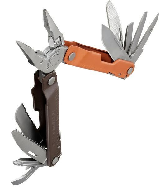 Мультитул Leatherman Rebar Burnt Sienna (17 инструментов) + нейлоновый чехол S-833313 фото