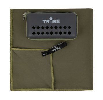 Рушник з мікрофібри Tribe Pocket Towel 60х120 см T-LC-0001-L, army-green T-LC-0001-L-army-green фото