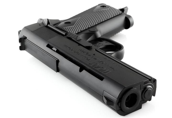 Пневматический пистолет WinGun 401 + 4 шт СО2 + 250 шариков BB 2441C фото