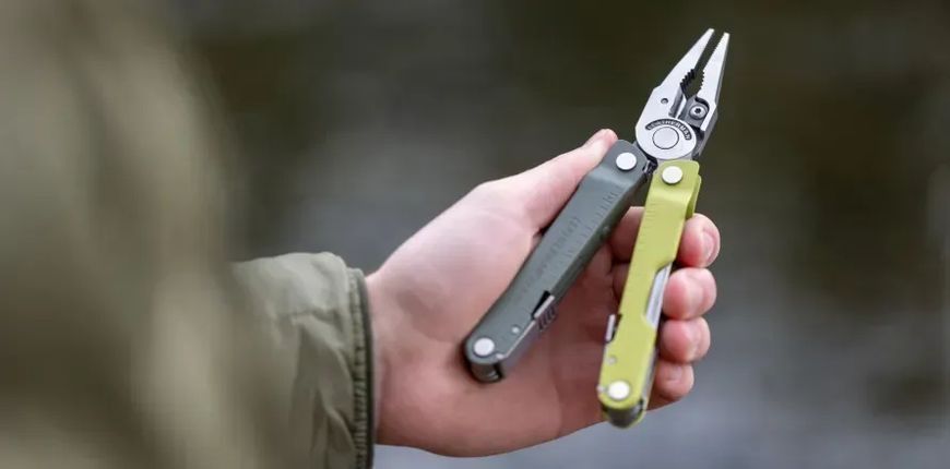 Мультитул Leatherman Rebar Mossy Slate (17 инструментов) + нейлоновый чехол S-833315 фото