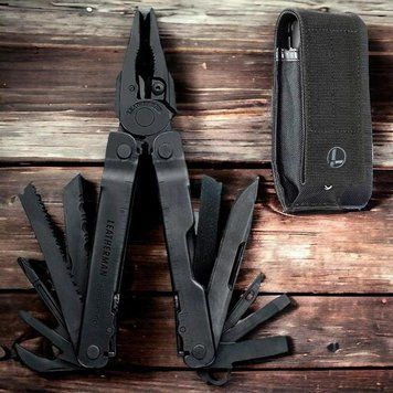 Мультитул Leatherman Super Tool 300 Black (19 інструментів) + чохол MOLLE S-4005573 фото