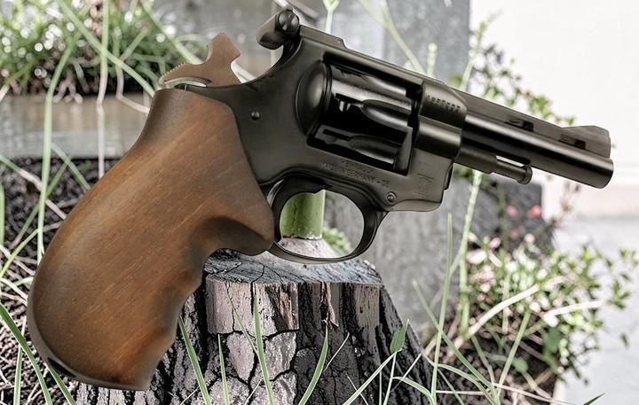 Револьвер Weihrauch Arminius HW4 4" Wooden grip під патрон Флобера 1004273-1 фото