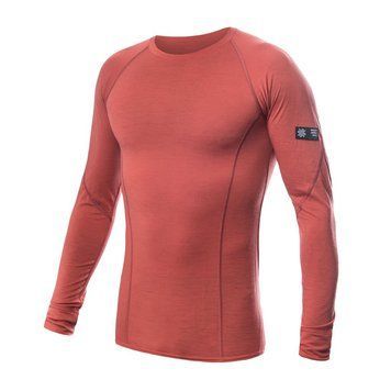 Термофутболка чоловіча Sensor Merino Active LS terracotta 23200037, SM11MA-terracotta-XL SM11MA-terracotta-XL фото