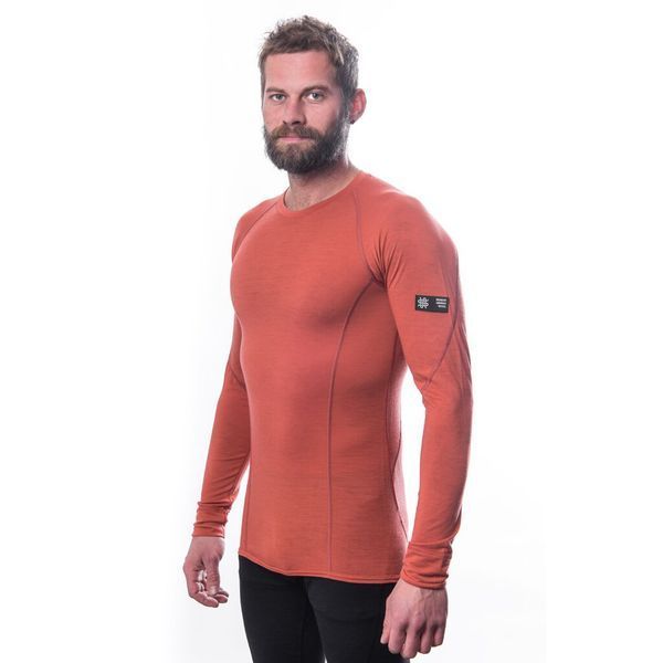 Термофутболка мужская Sensor Merino Active LS terracotta 23200037, SM11MA-terracotta-XL SM11MA-terracotta-XL фото