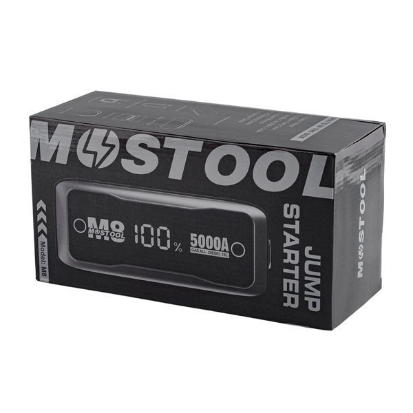 Пусковое устройство Jump Starter для авто MOSTOOL M8 (5000A) 88,80Wh/24000mAh JSM8 фото