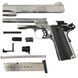 Стартовий пістолет Kuzey Arms 911#6 Matte Chrome Plating Engraved/Black Grips 9093 фото 5